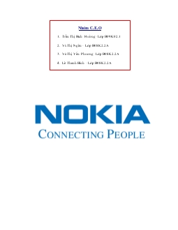Chiến lược chuỗi cung ứng của Nokia