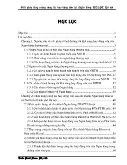 Chuyên đề Giải pháp tăng cường công tác huy động vốn tại Ngân hàng Đầu tư và Phát triển thành phố Hà nội