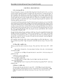 Đề tài Hoạch định tài chính dài hạn tại Công ty Cổ phần Nam Việt
