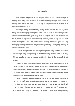 Khóa luận Các giải pháp nâng cao hiệu quả công tác huy động vốn tại Ngân hàng Nông nghiệp và Phát triển Nông thôn Từ Liêm