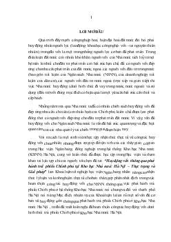 Khóa luận Huy động vốn thông qua phát hành trái phiếu Chính phủ tại Kho bạc Nhà nước Hà Nội – Thực trạng và Giải pháp