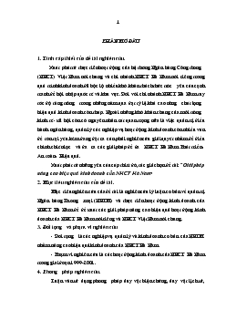 Luận văn Giải pháp nâng cao hiệu quả kinh doanh của Ngân hàng công thương Hà Nam