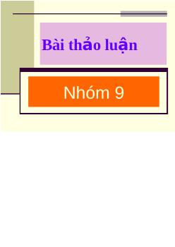 Thảo luận Các phương thức của hoạt động kinh doanh quốc tế