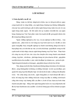 Luận văn Giải pháp mở rộng thanh toán không dùng tiền không dùng tiền mặt tại chi nhánh Ngân hàng Công thương Chương Dương