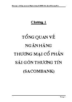 Chuyên đề Nghiên cứu việc thực hiện phương thức chuyển tiền tại Sở giao dịch – Ngân hàng Sài Gòn Thương Tín (Sacombank)