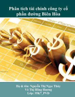 Đề tài Phân tích tài chính công ty cổ phần đường Biên Hòa