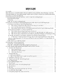 Đồ án Bán phá giá và chống bán phá giá trong hoạt động thương mại và những giải pháp để các doanh nghiệp Việt Nam vượt qua rào cản chống phá phá giá ở các nước nhập khẩu