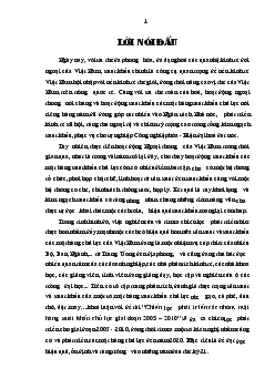 Khóa luận Chiến lược phát triển các nhóm mặt hàng xuất khẩu chủ lực giai đoạn 2005 - 2010