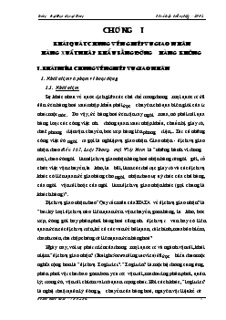 Khóa luận Một số giải pháp hoàn thiện quy trình giao nhận hàng xuất nhập khẩu bằng đường hàng không tại tổng công ty hàng không Việt Nam