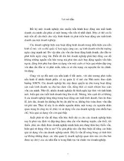 Đề tài Giải pháp nâng cao hiệu quả sử dụng vốn tại công ty Vật liệu xây dựng Cầu Đuống - Sở Xây dựng Hà Nội