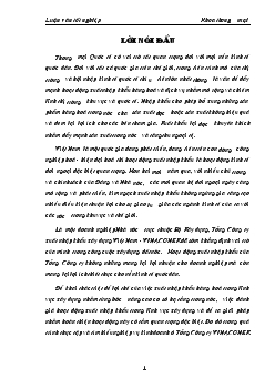 Luận văn Thực trạng và giải pháp nhằm nâng cao hiệu quả hoạt động kinh doanh nhập khẩu của VINACONEX