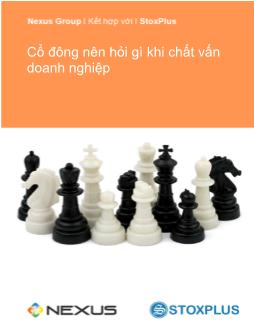 Cổ đông nên hỏi gì khi chất vấn doanh nghiệp