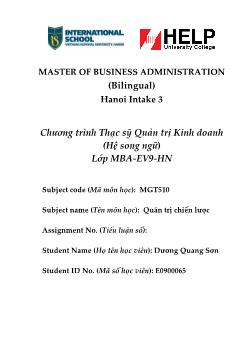 Đồ án Chiến lược phát triển kinh doanh viễn thông của Công ty Điện lực Bắc Kạn giai đoạn 2008 – 2010 và đề xuất giai đoạn 2011- 2015