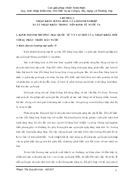 Chuyên đề Giải pháp nhằm hoàn thiện nhập khẩu máy móc, vật tư thiết bị của Công ty Xây dựng và Thương mại nước ta