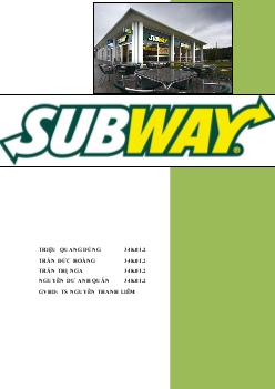 Đề tài Chiến lược của Subway