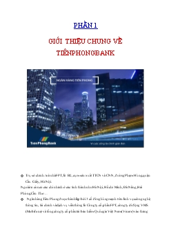 Đề tài Quản trị chiến lược của Ngân hàng Tiên Phong