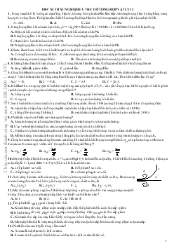 100 câu trắc nghiệm lý thuyết tổng hợp vật lý 12