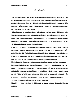Chuyên đề Một số giải pháp nâng cao hiệu quả sử dụng vốn cố định của Công ty tư vấn đầu tư và xây dựng