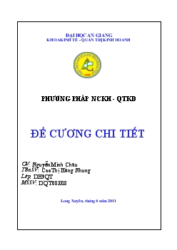 Đề tài Khảo sát nhu cầu sử dụng dịch vụ chuyển nhà của người tiêu dùng thành phố Long Xuyên