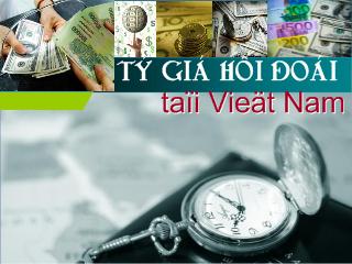 Đề tài Tỷ giá hối đoái tại Việt Nam