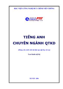 Ebook Tiếng anh chuyên ngành quản trị kinh doanh