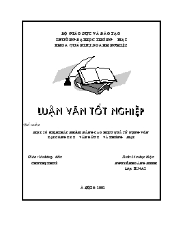 Luận văn Một số biện pháp nhằm nâng cao hiệu quả sử dụng vốn của Công ty Tư vấn đầu tư và Thương mại