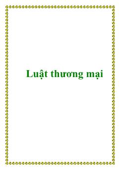 Luật thương mại