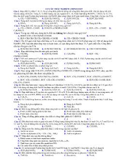 113 câu trắc nghiệm aminoaxit