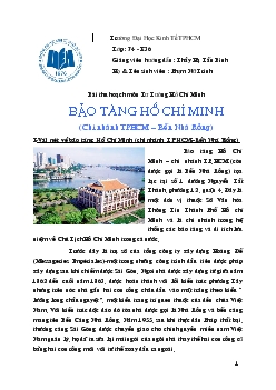 Bài thu hoạch bảo tàng Hồ Chí Minh