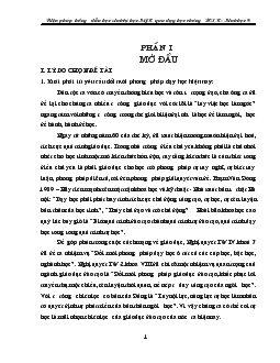 Đề tài Biện pháp hướng dẫn học sinh tự học SGK qua dạy học chương IX- Hệ thần kinh- sinh học 8 THCS