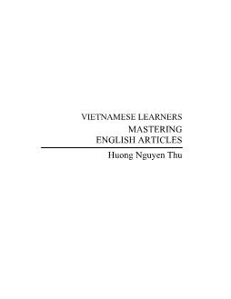 Đề tài Vietnamese learners mastering english articles