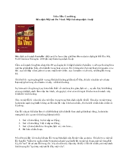 Bản dịch Mật mã Da Vinci- Một thảm họa dịch thuật - Trần Tiễn Cao Ðăng