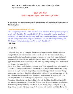 Yes or No - Những quyết định thay đổi cuộc sống