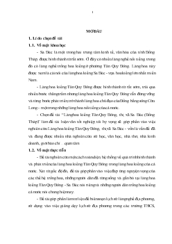 Luận văn Làng hoa kiểng Tân Quy Đông, thị xã Sa Đéc (Đồng Tháp)