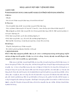 Tổng hợp các bài Nghị luận xã hội (phần 1)