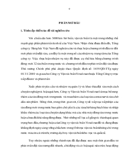 Luận văn Nâng cao hiệu quả đầu tư phát triển đội tàu tại Công ty Vận tải biển Vinalines