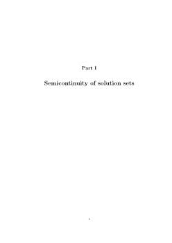 Luận văn Sensitivity analysis for equilibrium problems and related problems