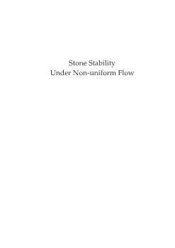 Luận văn Stone Stability Under Non-Uniform Flow