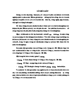 Báo cáo Tổng hợp về Công ty Xây dựng số 1 Hà Nội