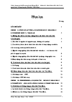 Khóa luận Thực trạng và triển vọng hoạt động đầu tư thăm dò- khai thác dầu khí ở nước ngoài của Tổng công ty Dầu khí Việt Nam