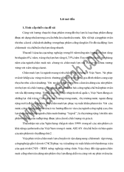 Luận văn Giải pháp kinh tế nhằm hình thành và phát triển vùng nguyên liệu phục vụ công nghiệp chế biến thịt lợn ở Hải Phòng