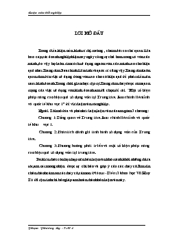 Luận văn Một số biện pháp nâng cao hiệu quả sử dụng vốn tại Trung tâm Bưu chính liên tỉnh và quốc tế khu vực 1