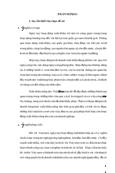 Luận văn Một số giải pháp nhằm thúc đẩy xuất khẩumặt hàng nông sản tại công ty xuất nhập khẩu với Lào (VILEXIM)