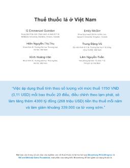 Thuế thuốc lá ở Việt Nam