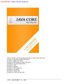 Ebook Java Core