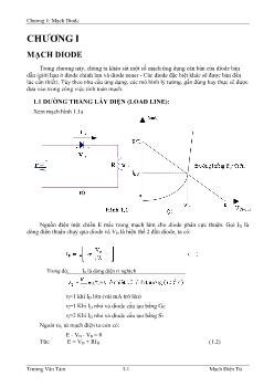 Giáo trình Mạch điện tử