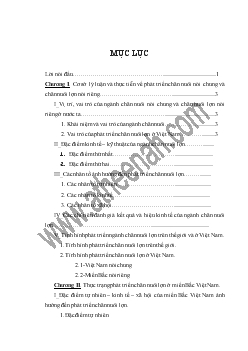 Chuyên đề Thực trạng và giải pháp phát triển ngành chăn nuôi lợn ở Đồng bằng sông Hồng