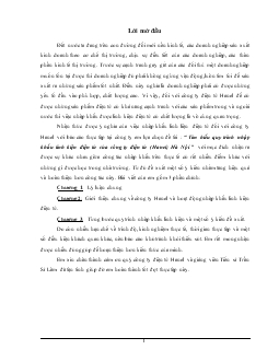 Đề tài Tìm hiểu quy trình nhập khẩu linh kiện điện tử của công ty điện tử (Hanel) Hà Nội