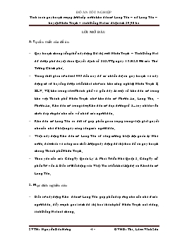 Đồ án Tính toán quy họach mạng lưới cấp nước khu dân cư Long Tân – xã Long Tân – huyện Nhơn Trạch – tỉnh Đồng Nai có diện tích 59.98 ha