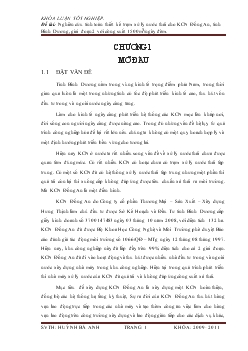 Khóa luận Nghiên cứu tính toán thiết kế trạm xử lý nước thải Khu công nghiệp Đồng An, tỉnh Bình Dương, giai đoạn 2 với công suất 1500m3/ngày đêm